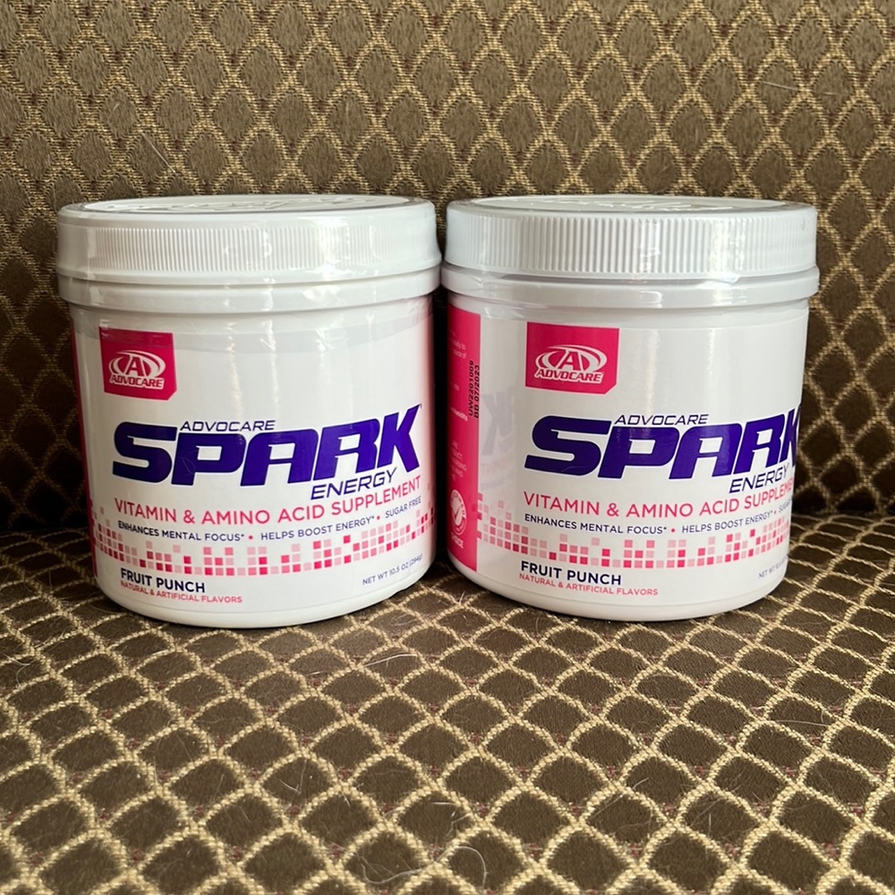 AdvoCare SPARK CANISTER, Fruit Punch, Two Canisters